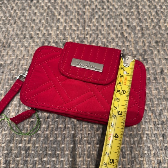Vera Bradley - Red Quilted Wristlet Wallet Trendy 2025 Fall Item - Picture 8 of 13